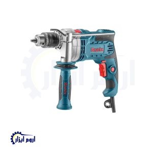 دریل 13 میل چکشی نیم تنه فلزی رونیکس مدل 2290