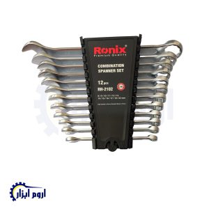 آچار 12 عددی پلکانی یکسر رینگی رونیکس مدل RH-2102