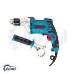 دارای توان قدرتمند 1050 وات دارای سه نظام آچاری 13 میلی‌متری تمام فلزی دارای کنترل سرعت (دیمردار) دسته جانبی ارگونومیک با چرخش 360 درجه
