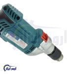 دارای توان قدرتمند 1050 وات دارای سه نظام آچاری 13 میلی‌متری تمام فلزی دارای کنترل سرعت (دیمردار) دسته جانبی ارگونومیک با چرخش 360 درجه