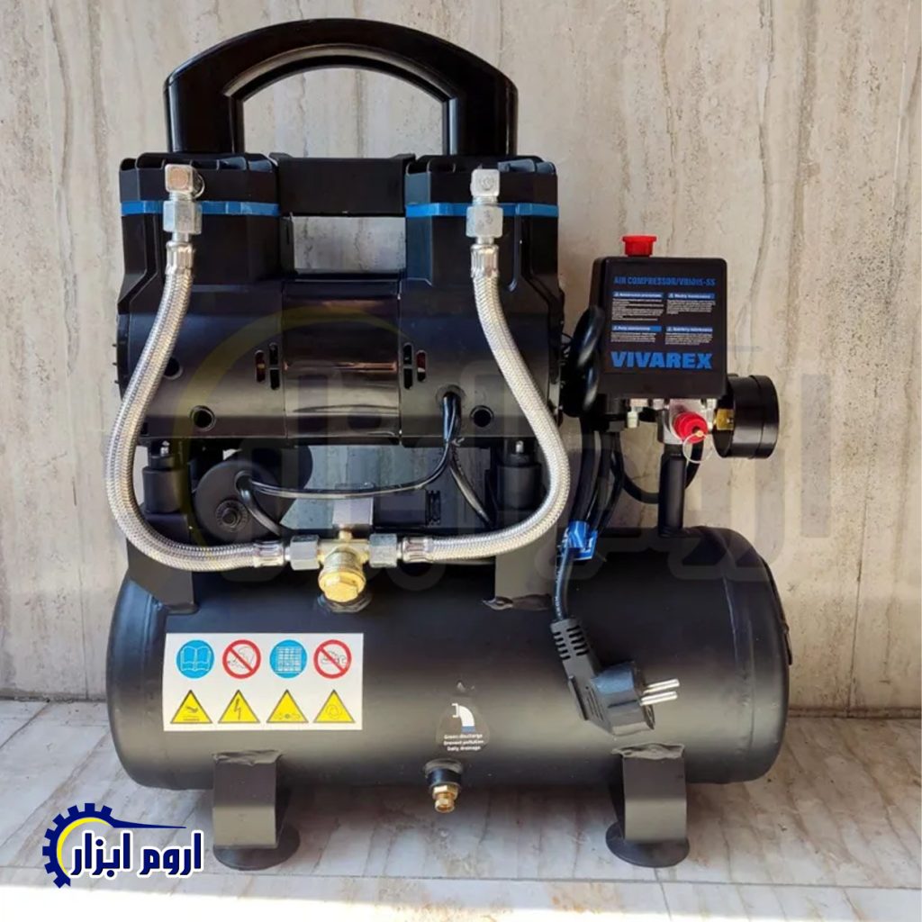 کمپرسور پمپ باد ویوارکس ۱۰ لیتری سایلنت مدل VR1015-SS