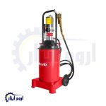 گریس پمپ سطلی رونیکس مدل RH4307 ظرفیت ۱۲ لیتر