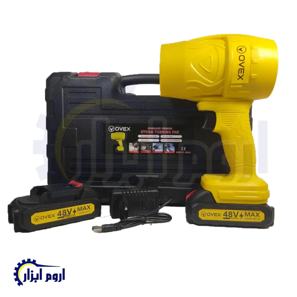 جت فن شارژی دو باتری OVEX