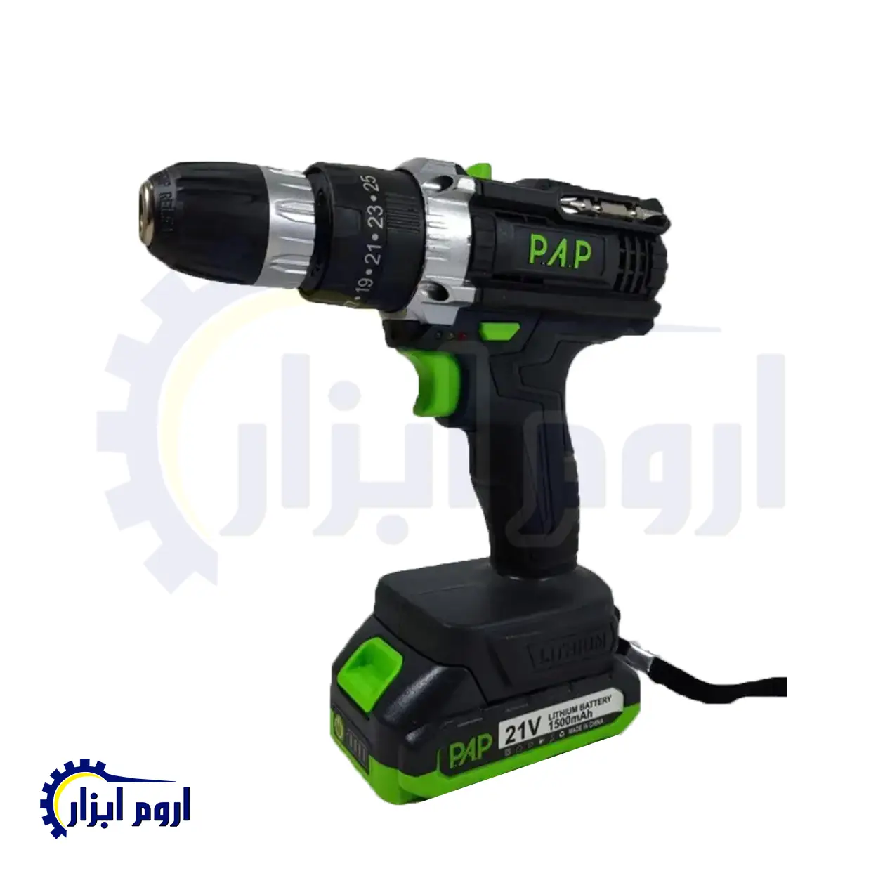 دریل شارژی چکشی 21 ولت پی ای پی مدل CID-2126