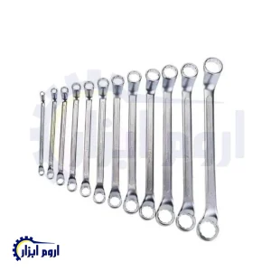 مجموعه ۱۲ عددی آچار دو سر رینگی آتا مدل MX1200