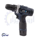 دریل شارژی اکتیو 12 ولت تک باتری مدل AC-2812L