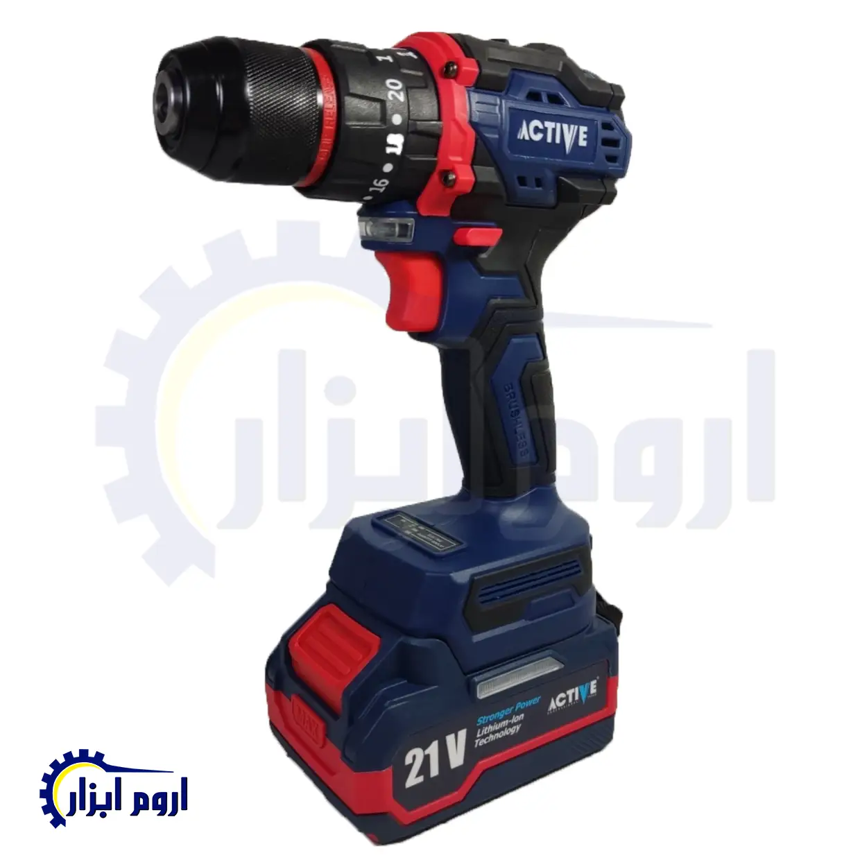 کیت دریل و مینی فرز شارژی براشلس اکتیو مدل AC-7830CH