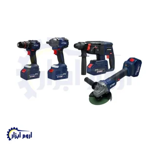 کیت چهار عددی شارژی براشلس اکتیو مدل AC-3224BL