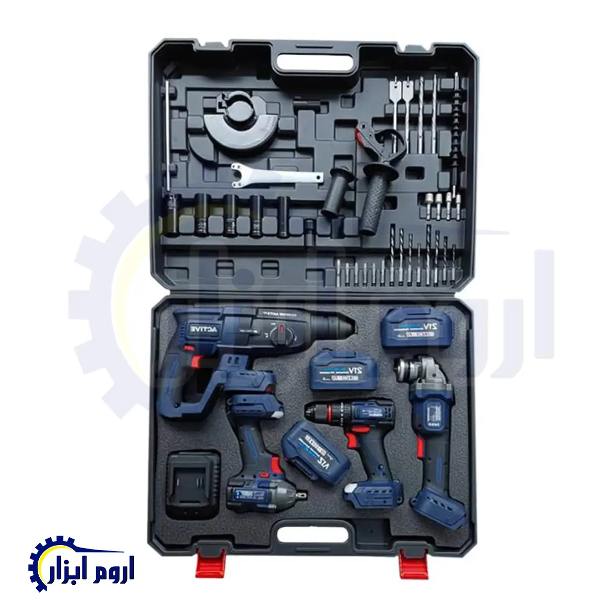 کیت چهار عددی شارژی براشلس اکتیو مدل AC-3224BL