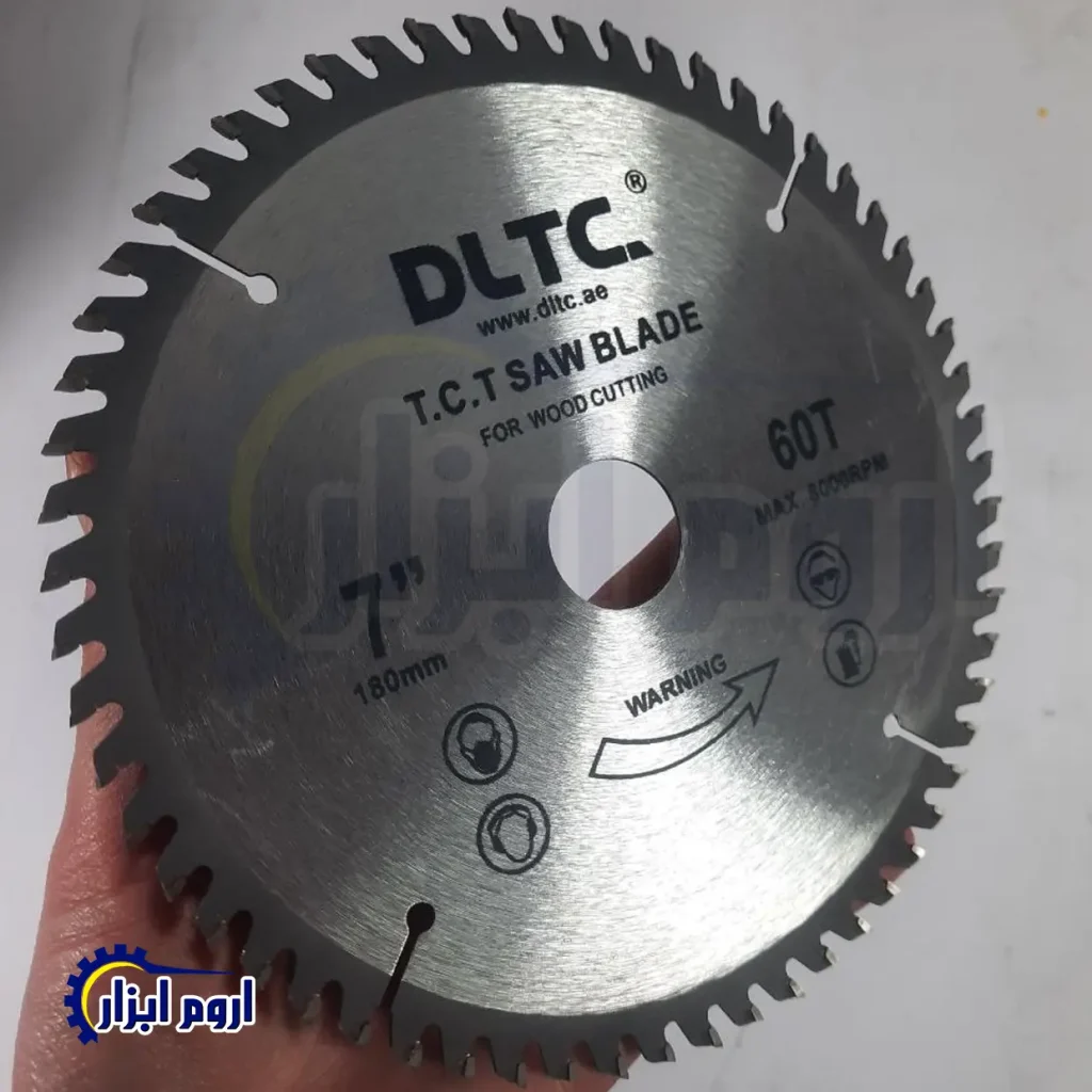 تیغه گرد چوب بری سایز 180 دی ال تی سی DLTC